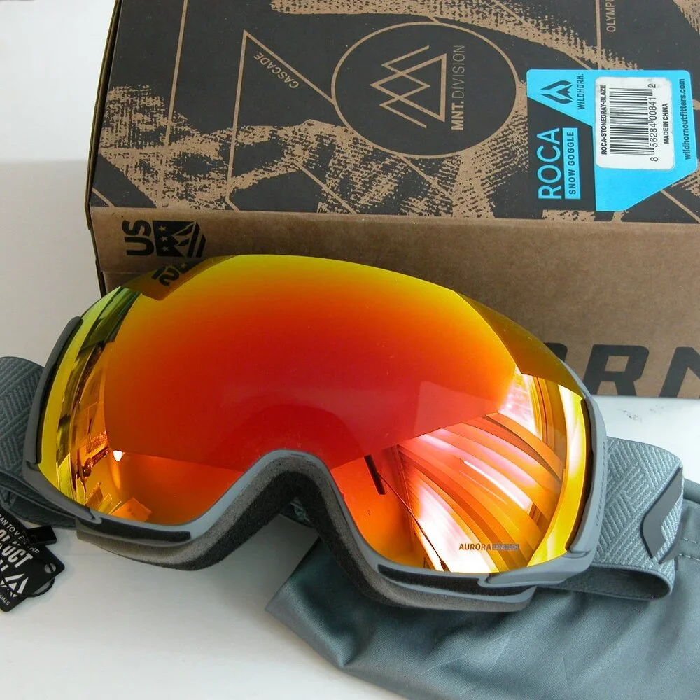 ROCA SNOW GOGGLES STONE GRAY BLAZE BRAND NEW